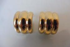 Pierre Lang Clips D'Oreilles, Beaux PL - Boucles D'Oreilles, Doré