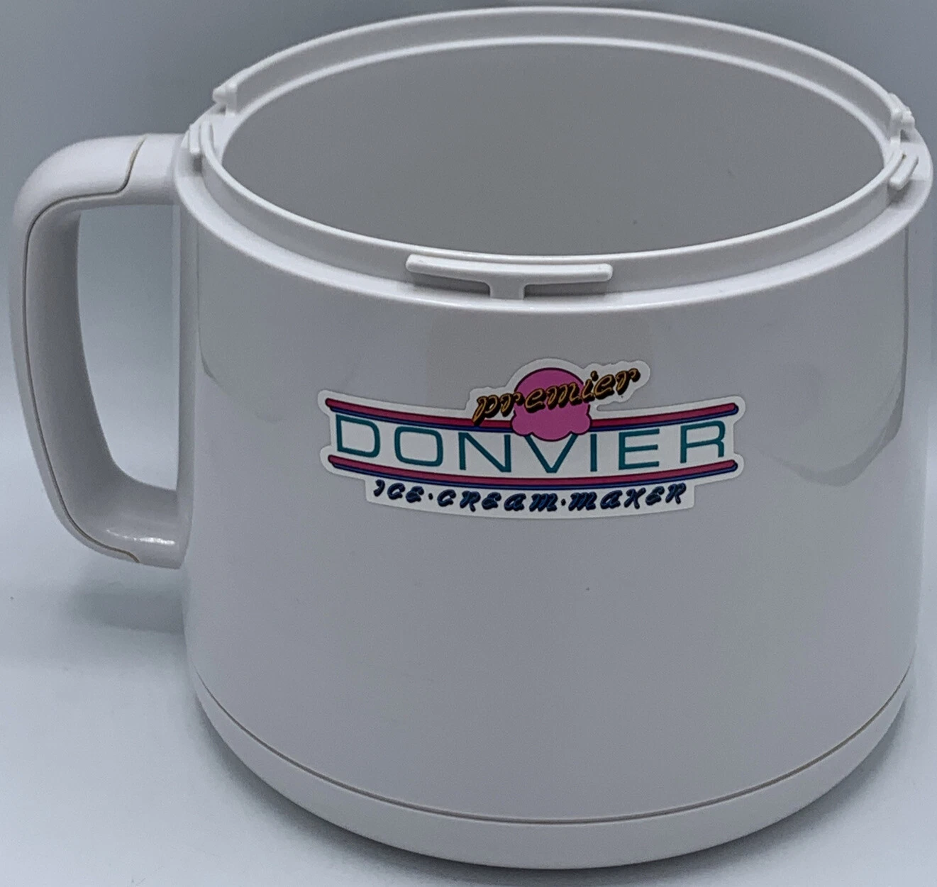 Donvier Premier Ice Cream Maker Replacement Base 1 Qt White