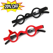 Mens Womens Small Round Reading Glasses 1.50 2.00 2.50 Vintage Readers Retro PC