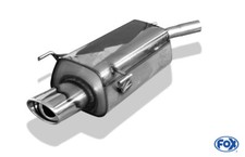 Fox Auspuff Sportauspuff Endschalldämpfer für Opel Corsa C 1,3l D 51kW 1,7 D