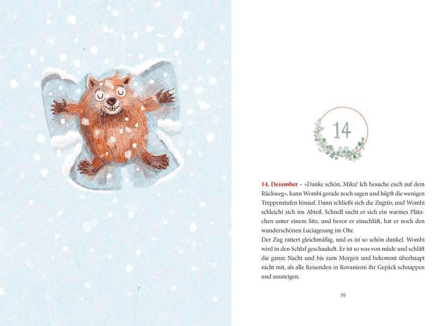 Thumbnail - Ein Wombat Schnee. Adventsgeschichte Zum Vorlesen In 24 Kapiteln |
