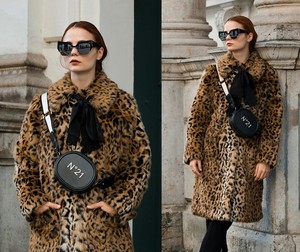 h and m leopard coat