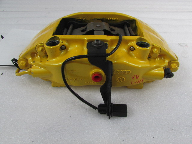 Lamborghini Gallardo, RH Rear Brake Caliper, Yellow, Used, P/N 400615406N