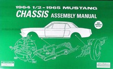 1964-1965 Ford Mustang Chassis Assembly Manual Brakes Suspension Fuel Steering