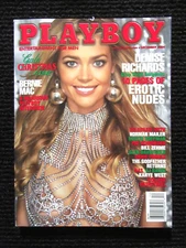 Vtg Playboy Dec 2004 Denise Richardson Cover/Pictorial&Donald & Milania Trump Ad