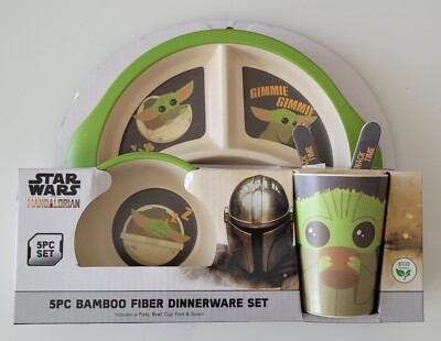 DISNEY STAR WARS PC SET BAMBOO FIBER DINNERWARE SET