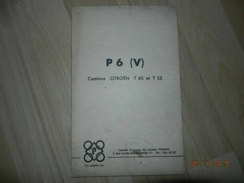 Manuel d'utilisation de constructeur et opérateur Citroën