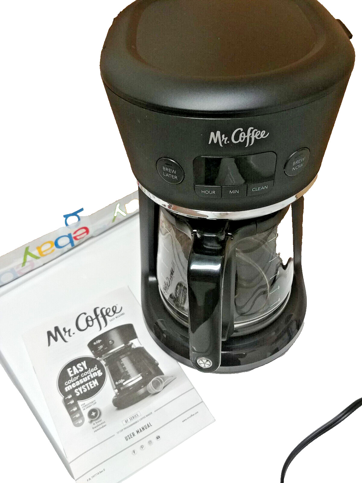Mr. Coffee Easy Measure 12 cup Programmable Coffee Maker BVMC-RF100CP