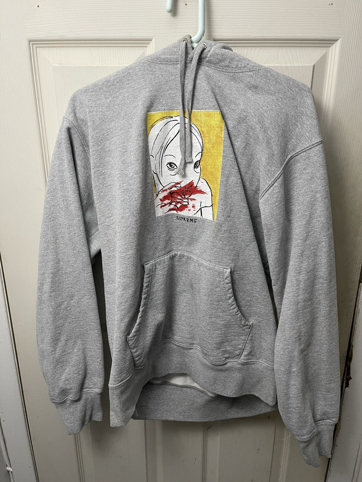 Nose Bleed Hooded Sweatshirt grey S