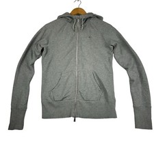 Nike Sportswear Hoodie Jacket Women's M Gray Full Zip Up Workout Athleisure