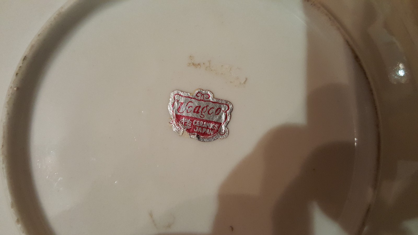 Vintage Japanese Ucagco Ceramics Scalloped Plate with Fruit eBay