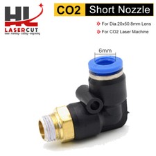 Air Nozzle for Diameter 20mm FL50.8mm for CO2 Laser Head Engraver Cutter Parts