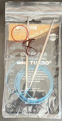 Addi TURBO Circular Knitting Needles US 8/5.0 mm | 60''/150 cm cable