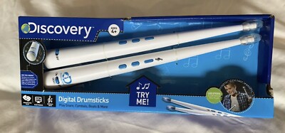 Discovery Digital Drumsticks Battery-Powered Electronic Air Drum Kit /Blue Light