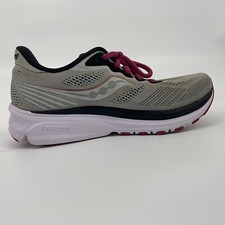 Women  s Saucony Ride 14 Gray Running Shoes Sneakers Size 6 S10650-55