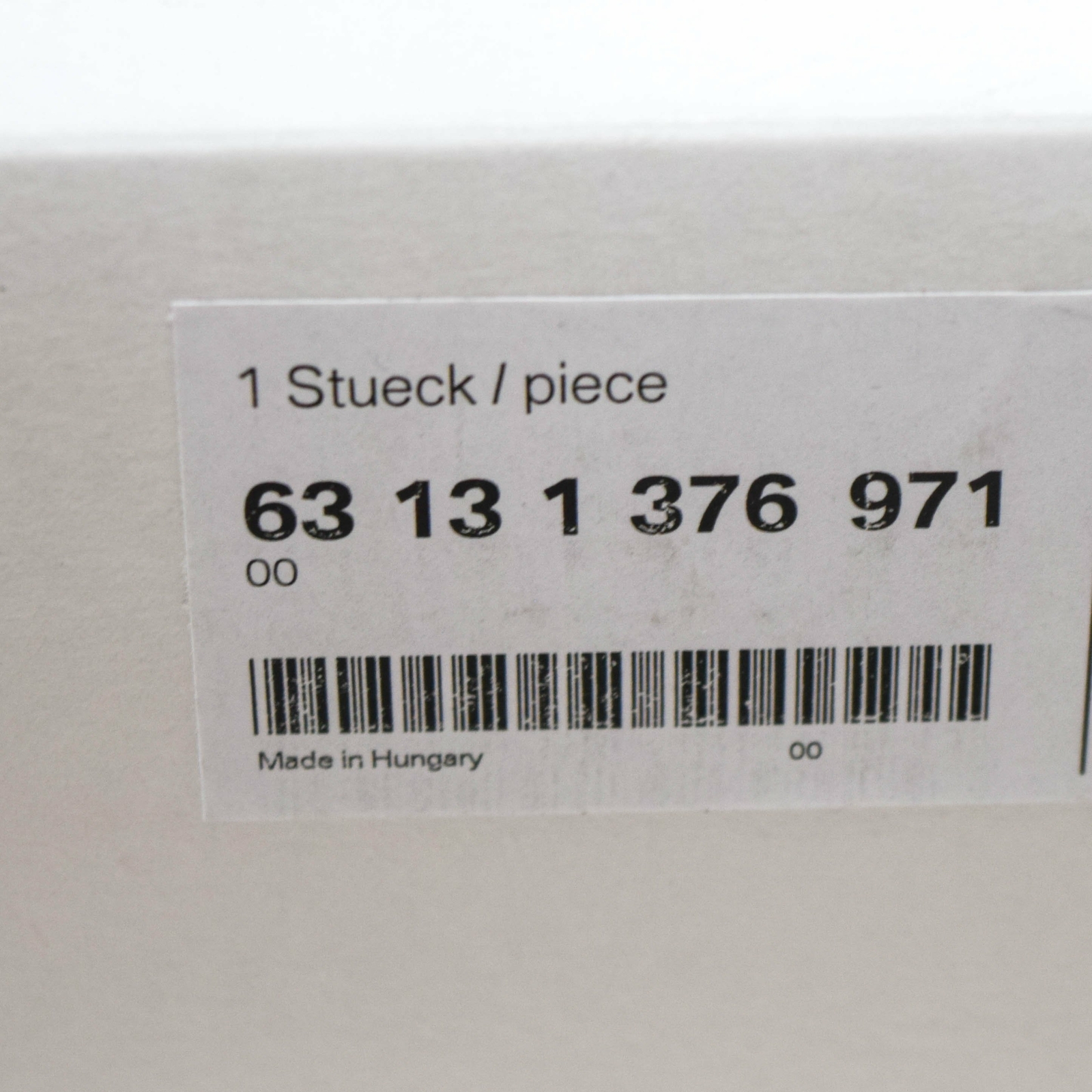 OEM BMW 3 E30 CABRIO M FRONT LEFT TURN LIGHT INDICATOR 63131376971  