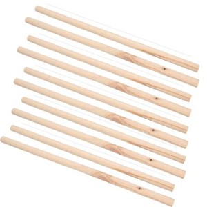 10PK Wooden Bird Perch Canary Budgie Cockatiel Parrot Bird Cage Accessory 19"