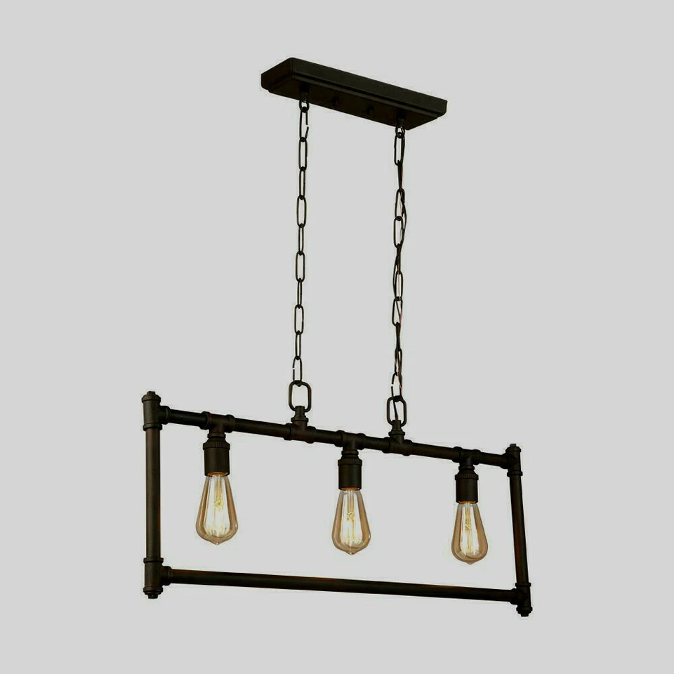 Colgante múltiple de bronce rústico de 3 luces EGLO Rivertown 203549A Foto 3 de 3