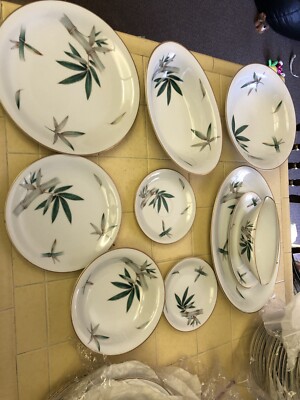 42 Piece Bamboo Noritake China. Stored and never used in mint condition.