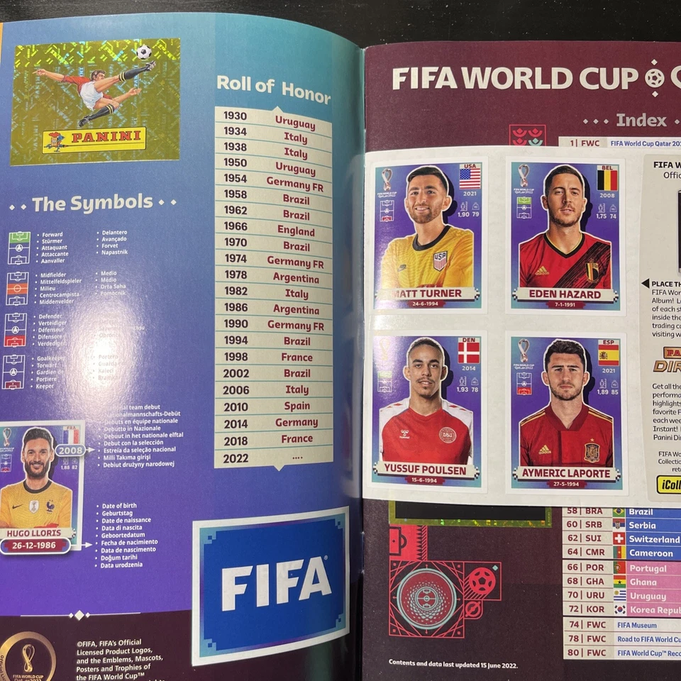 Adesivo completo Panini capa mole Copa do Mundo Qatar 2022 álbum branco! 🔥 - Imagem 4 de 4