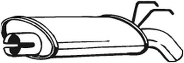 BOSAL 200-499 End Silencer for RENAULT