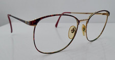Vintage Perry Ellis Pink Gold Oval Metal Sunglasses Japan FRAMES ONLY