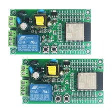 2PCS AC 90-250V Power Supply ESP32 Relay Development Board ESP32--32E