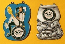 Koblenzer Karneval 2 Orden KC u. MC Grün-Weiß ohne Jahreszahl und Band 