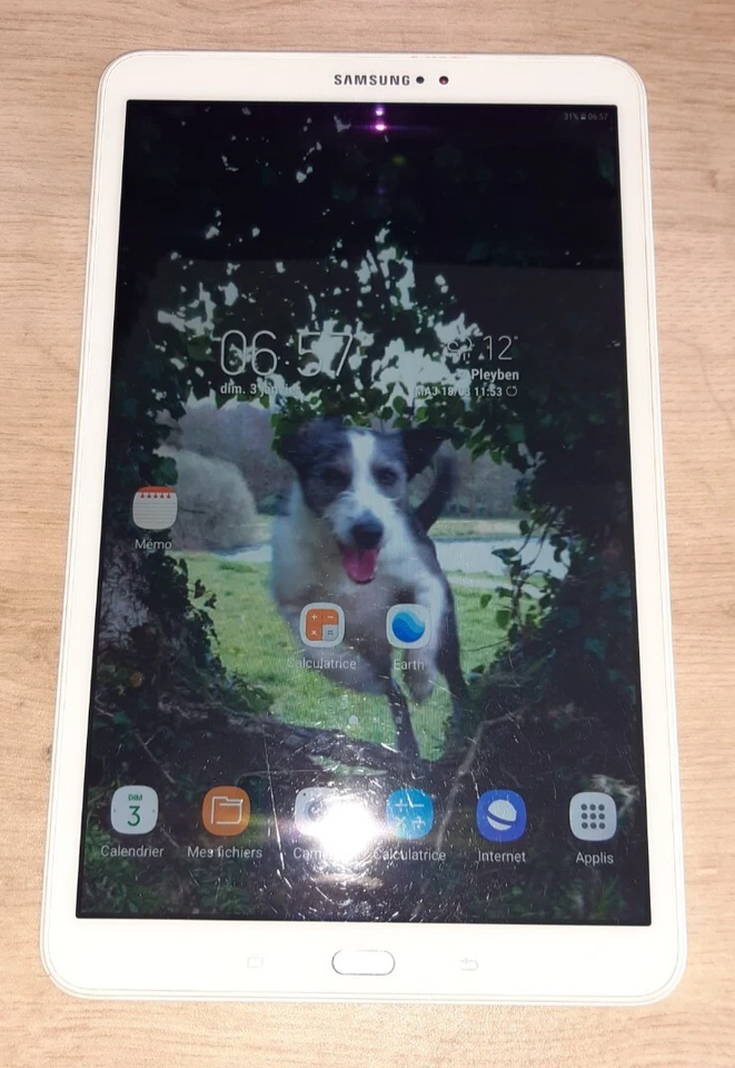 TABLETTE SAMSUNG GALAXY TAB A6 - 16Go - PROPRE - BON ETAT  SM-T580  Blanc - Photo 2/4