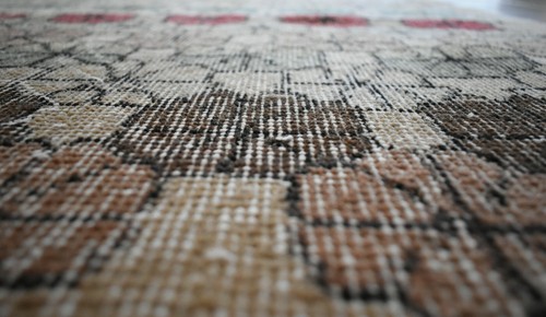 Vintage Runner 8.5x3.3 ft Oushak Runner Anatolian Rug Faded Turkish Runner R09 - Picture 9 of 12