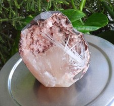 Skolezit Heulandit auf Stilbit Geode Mineralien Probe Indien Bo =