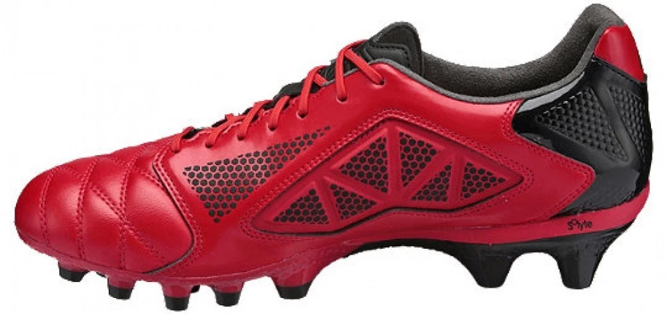 asics soccer shoes Spike LETHAL SNIPER 4 SK TSI227 Red X black US6.5 - Image 3 of 3