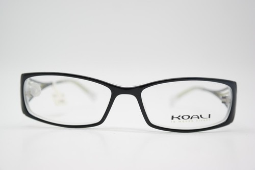Koali Morel 6695K Black White Turquoise Square Eyeglass Frame New