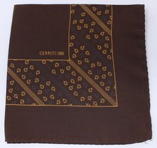 CERRUTI 1881 Silk pocket handkerchief made in Italy
