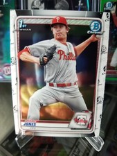 2020 Bowman Chrome DAMON JONES 1st Rookie RC #BCP-65 Philadelphia Phillies