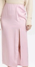 Women's A-Line Maxi Slip Skirt - A New Day pink size XL