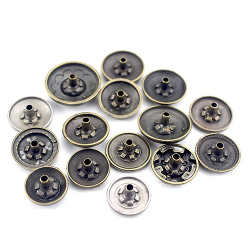 10Sets Metal Press Stud Button Snap Fastener Sewing Craft Accessories DIY Buckle - Picture 21 of 37