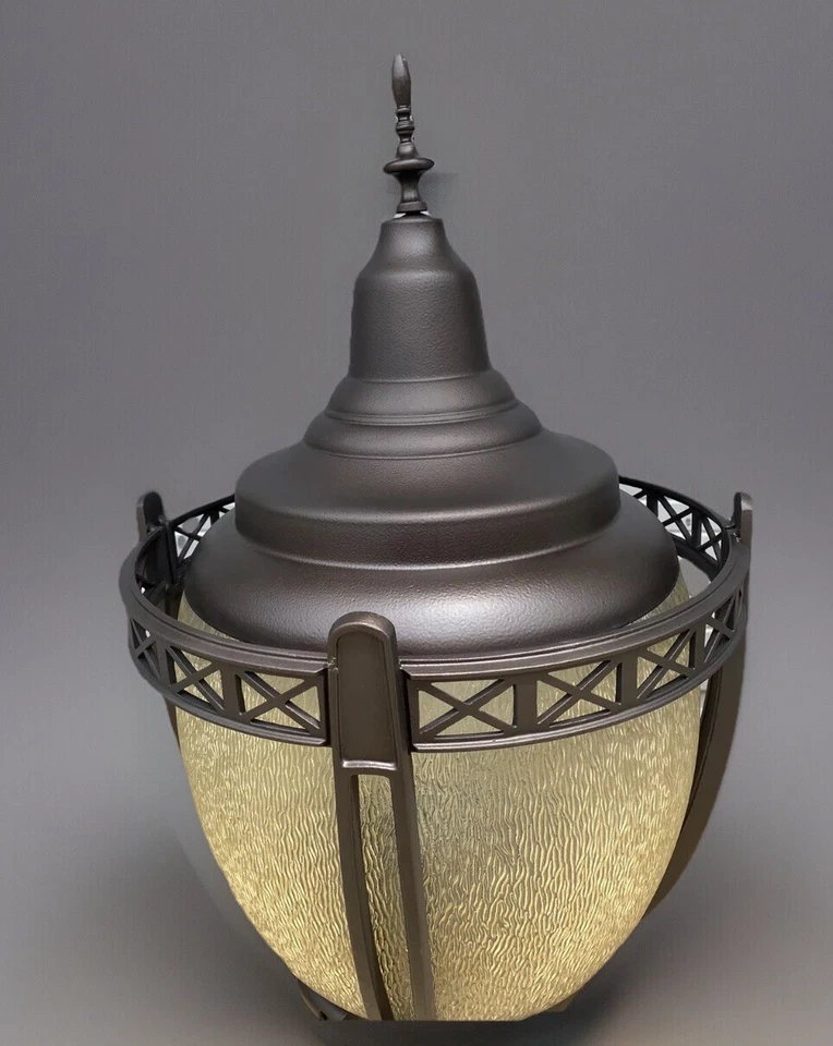 Luminaria serenata de bronce vintage farola, lámpara de poste, LED NYC, se puede enviar. Foto 3 de 4