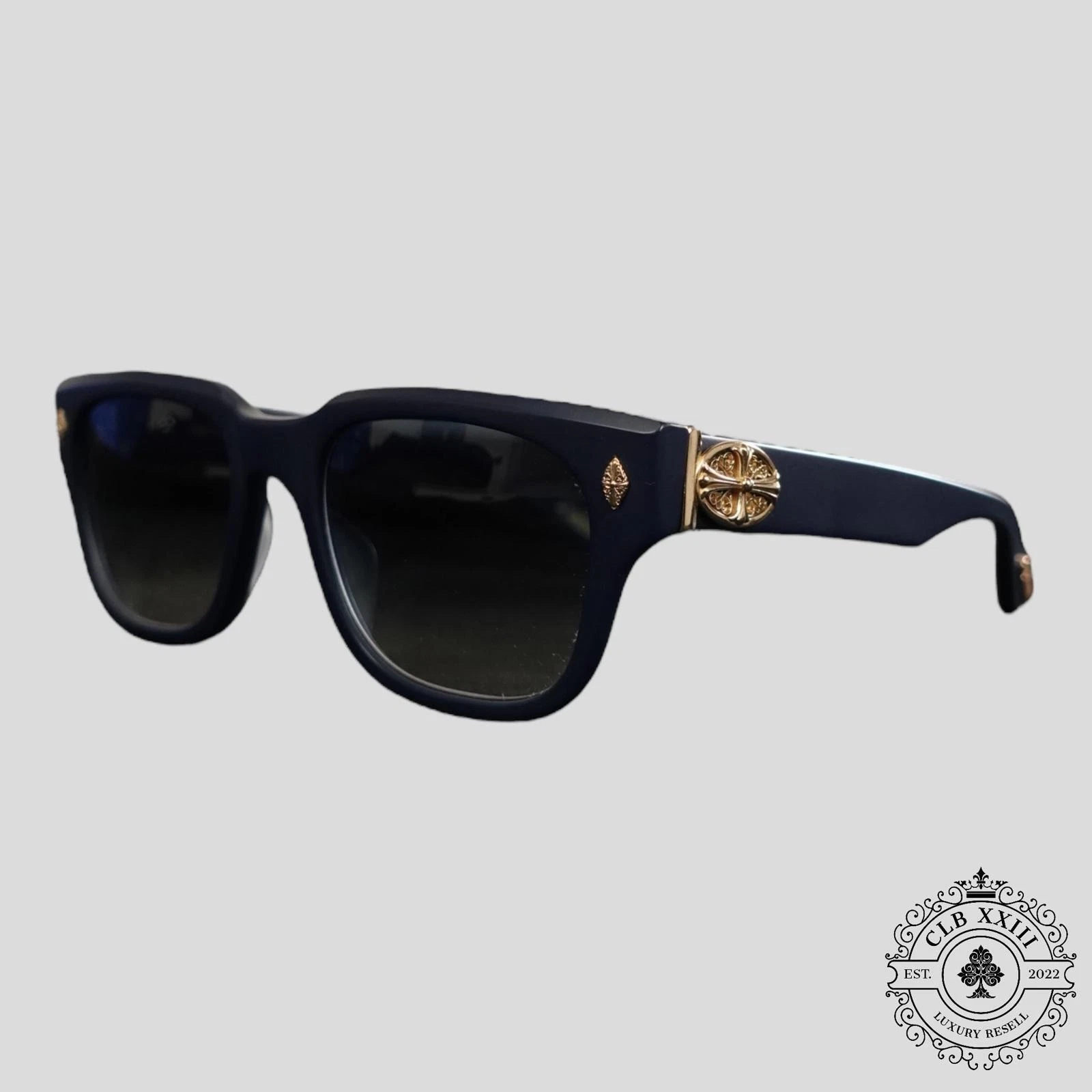 Chrome Hearts Givenhead Sunglasses in Matte Navy