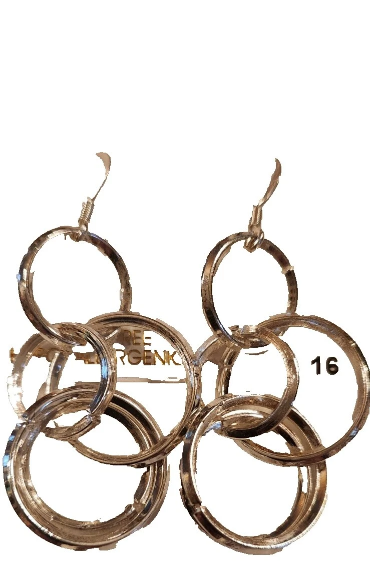 Hoop Letters, Numbers & Words Fashion Earrings