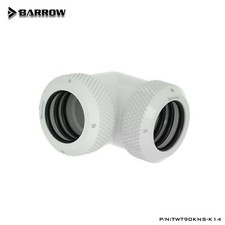 Barrow 90 Degree Multi-Link Fitting Double Compression 14mm Rigid Tubing White