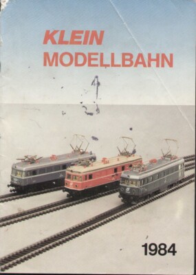 catalogue KLEIN MODELLBAHN AUSTRIA 1984 the first D bb