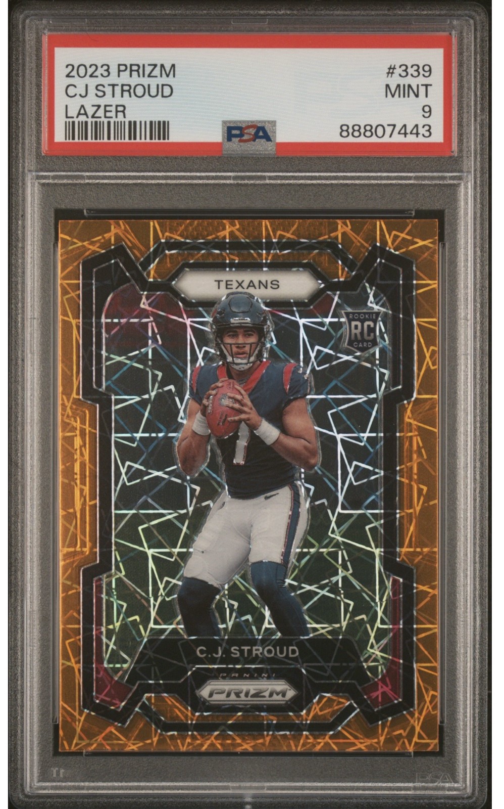 2023 Panini Prizm - Rookies C.J. Stroud #339 Lazer Prizm (RC)