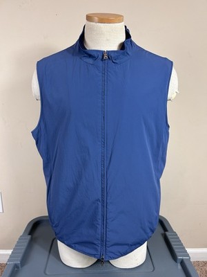 Peter Millar Crown CraftedGolf Performance Full Zip Vest Jacket Men s Size L