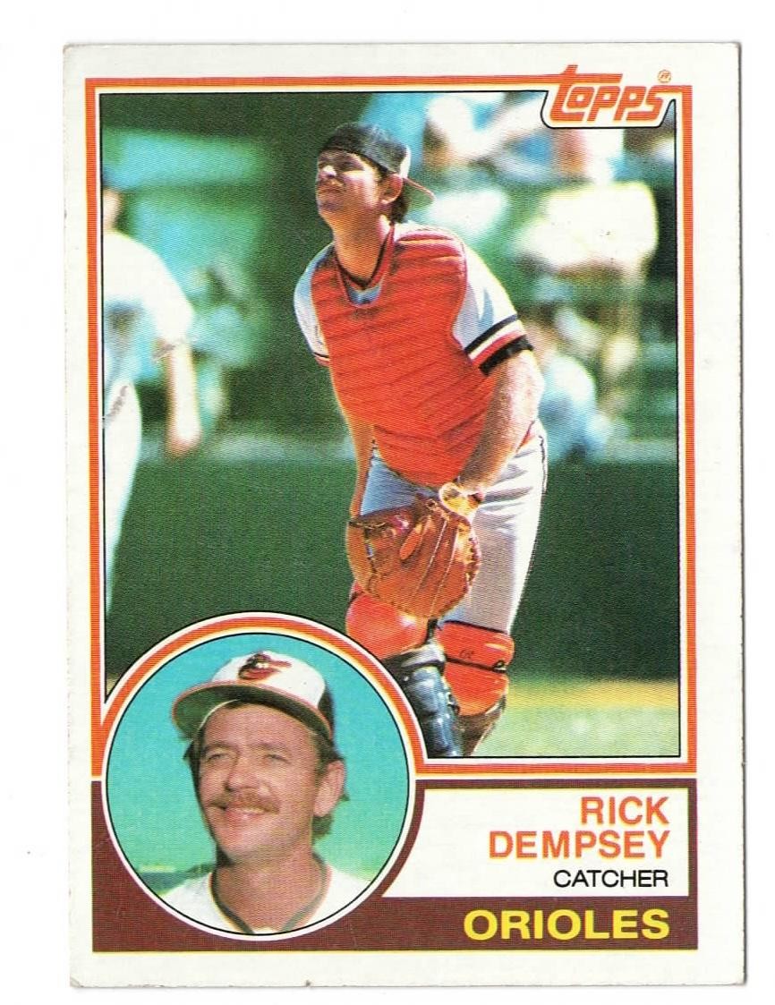 1983 Topps Rick Dempsey Baltimore Orioles #138 Near Mint or Better
