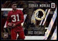 2017 Panini Unparalleled Fabian Moreau Rookie Washington Redskins #264