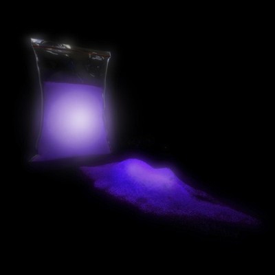 TFC Nachleuchtpigment Leuchtpulver Leuchtpigment Nachtleuchtfarbe lila 100g