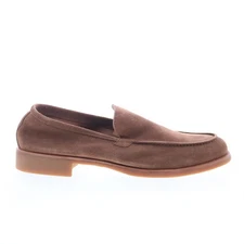 Di Bianco Velour Calf SC602 Mens Brown Loafers & Slip ons Casual Shoes 8.5