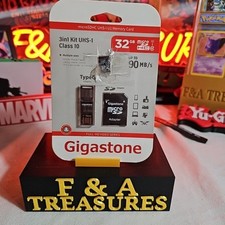 Gigastone GS-4IN1600X32GB-R microSDHC UHS-I Memory Card 3-in-1 Kit 32GB 