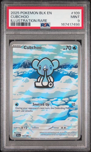 Cubchoo graded PSA 9 for sale on eBay